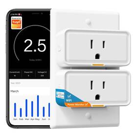 Cz102w Smatrul Smart Plug With Energy Monitoring 15a/3000w Outlet Works Alexa G