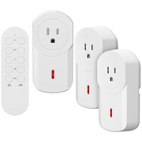 Sn10052usax3 Surnice Sn20023usa Remote Control Plug With 15a/1800w 130 Ft Rf Range Wireless Light Sw
