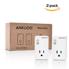 Sw5201-2p Ankuoo Smart Wireless Socket Timer Outlet Hands Free 689855883251