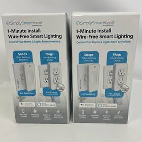 Sklppvt3 Switchmate Smart Home 858299008449 Lot Of 2 Instant Starter Kit Voice Control 8963