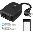 Sy8splwifiblk Litedge Plugs Outdoor Smart Plug Waterproof Outlet Socket Works With
