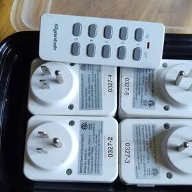 Syantek Bh-9192u Remote-controlled Outlet Switch Set Rf 433mhz Plug Type A White 120v