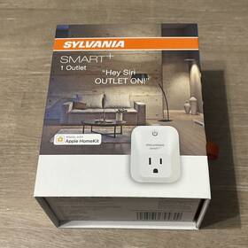 Sylvania 046135745829 Smart Outlet No Hub Needed Easy Setup Hey Siri Apple Homekit Nib