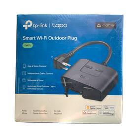Pw25 Tapo Tp-link Smart Wi-fi Weatherproof Dual Outlet Outdoor Plug Matter Certified