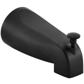 Tr101-bl Tearel Slip Fit Tub Spout With Pull-up Diverter For 1/2 Inch Copper Tube Matte Black