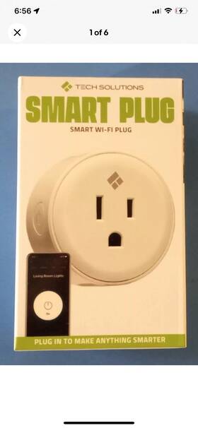Ts-ww117-199 Tech Solutions Smart Outlet Wi-fi Plug White 2.4ghz Brand New