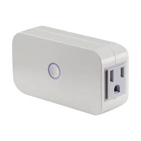 Tork 445003630664 Smart Dual Plug Indoor Wi-fi 3-prong 2-outlets Amazon Alexa And Google Asst Rem