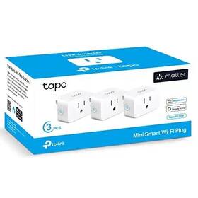 1800w Tp-link 744759537607 Tapo Matter Supported Smart Plug Mini Compact Design 15a/1800w Max Su