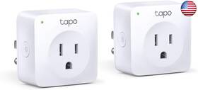 Tp-link 840030700484 Tapo Smart Plug Mini Home Wifi Outlet Works With Alexa &