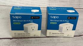 Tp-link 840030708169 Tapo Matter Supported Smart Plug Mini Compact Design 2 Pack White