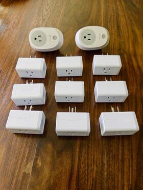 Hs100 Tp-link Hs103 Lot Of 11 Kasa Smart Wi-fi Plugs 9 2 - Perfect Working Condition
