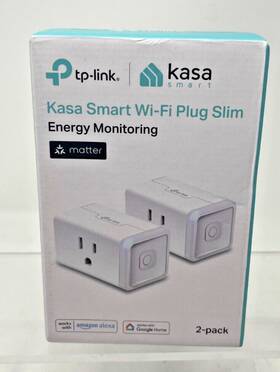 Kp125mp2 Tp-link -kasa Matter Smart Plug With Energy Monitoring 2-pack