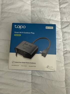 Tapo-p400m Tp-link Tapo Matter Outdoor Smart Plug 2 Individual Outlets Ip65 Weather