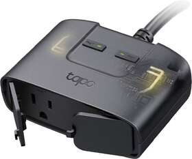Tp25 Tp-link - Tapo Smart Wi-fi Outdoor Plug With Matter Black