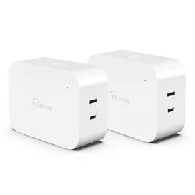 Treatlife 728458730606 Dimmable Smart Plug 2 Pack 2.4ghz Works With Alexa Goo