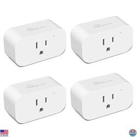 B088pncjfq Treatlife Smart Plugs 4 Pack Wifi Outlet Alexa And Google Home Compatible 15a Timer