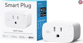 U-tec 850061507419 Utec Smart Plug Wi-fi Mesh Outlet 15a Ultra Efficient Compatible