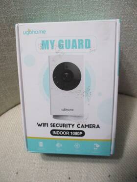 86336 Ugohome My Guard Smart 1080p Indoor Wifi Two Way Communication Security Camera Ob New