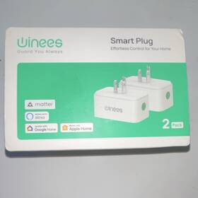 Uinees 2ayz8wc090184 Smart Plug 2-pack Matter Alexa Google Apple Homekit 15a App-controlled