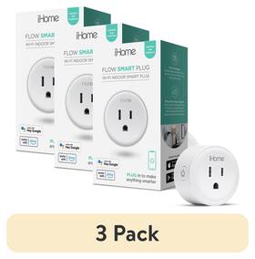 Ih-ww117-199w Un Brand 3 Pack Smart Plug 10a Works With Alexa And Google Home App Control Single Pa