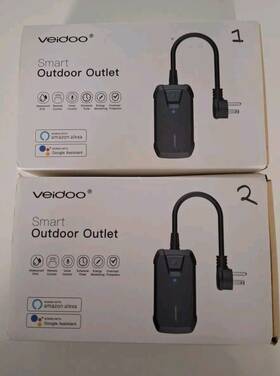 X001vmcodh Veidoo Smart Outdoor Outlet/with Box