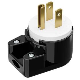 Va-0123 Vellcon 90 Degree Usa Canada Male Plug Plugrand Nema 5-15p 3 Pole Angle Diy 15
