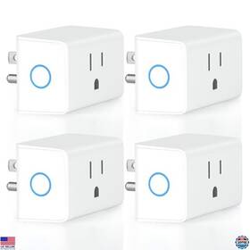 1800w Visit The Elegrp Store Mp10 Mini Smart Plug 15a/1800w Works With Google Home Ul Certified 4 Pack