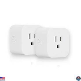 51512 Visit The Enbrighten Store Wi-fi Smart Plug 2-pack Energy Efficient Remote Control White