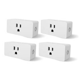 Wbm 840162309951 Pg-07-4pk Wifi Socket Voice And App Control Plug White