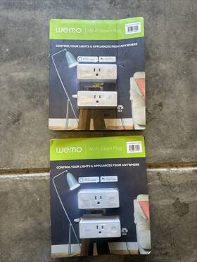 F7c063-cc Wemo Brand New Mini Wifi Smart Plug / 2-pack White