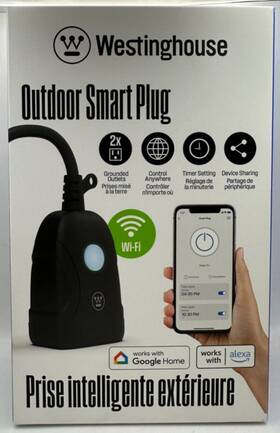Westinghouse 686140940323 Outdoor Smart Plug - Works With Alexa And Google Home