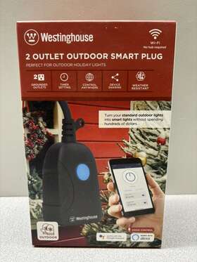 Sk509-w Westinghouse 2 Outlet Outdoor Smart Plug