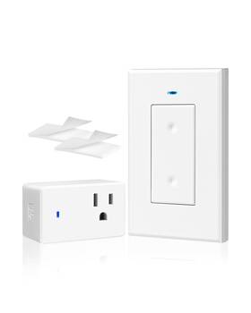 W08rc1106 Wilawels Mini Remote Control Outlet Wireless Light Switch Programmable And Removable