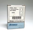 Xp2d-i Pro Button Keypad With Dimmer Ivory New