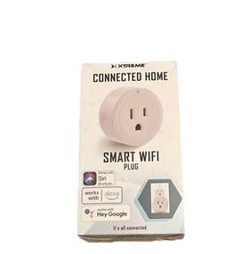 Googlexws7-2001-wht Xtreme Connected Home 805106232351 Smart Wifi Plug Works With Siri/alexa /googlexws7-2001-wht
