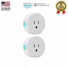 2-PACK Smart Plug Wifi Mini Outlet Works With Alexa & Google Home Timer White. Fixed Price $13.99.
