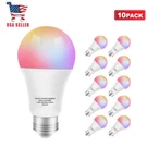 Smart Light Bulb, Rgb Color Changing Cct Led Bulbs, Works With Alexa, 10PACK. Fixed Price $95.45.