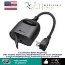 Kasa Outdoor Smart Plug KP401 IP64 Weather Resistance, 15A/1875W Max Load, Works. Fixed Price $19.99.