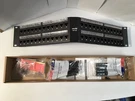 **leviton 6A587-U48 48-PORT 2RU Patch Panel Cat Utp Angled 110-STYLE Black**. Fixed Price $459.00.