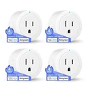 4X Amysen Smart Plug, Compatible With Alexa Only, Outlet Bluetooth Mesh. Fixed Price $20.93.