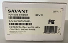 Savant WI3-SWS102 Metropolitan Auxiliary Control / Snow White (rev: 11). Fixed Price $65.19.