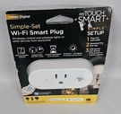 1-MY Touch Smart Wi-fi Plug, Wireless Control Custom Timer Indoor Digital. Fixed Price $17.99.