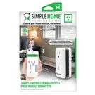 Simple Home XWS7-1001-WHT Smart Controlled Wi-fi Wall Outlet New. Fixed Price $15.00.