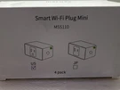 Meross Smart Wi-fi Plug Mini MSS110 Us White Wireless App-controlled 4 Pack. Fixed Price $25.00.