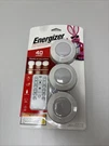 3 Pack Energizer Remote Control Led Puck Lights 40 Lumens G97. Fixed Price $18.99.