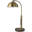 Adesso 4306-21 Bolton 19 Inch 6.00 Watt Antique Brass Desk Lamp Portable Light. Fixed Price $150.00.
