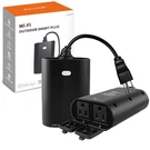 Outdoor Smart Plug, 2.4G Wifi Light Outlet Compatible With Alexa And Google Home. Fixed Price $16.99.