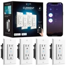 Geeni Smart Wifi In-wall Outlet Pack, Works W/ Alexa Google, 2.4GHZ, White. Fixed Price $34.99.