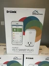 D-link Wi-fi Smart Plug DSP-W110 App-controlled Mydlink Scheduling White 125V. Fixed Price $15.00.