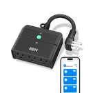 Hbn Outdoor Wi-fi Smart Plug With 3 Independent Outlets, Voice & Remote Control. Fixed Price $24.99.